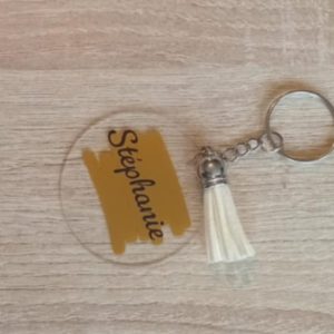 Porte-clés personnalisé (prénom / texte) 🔑