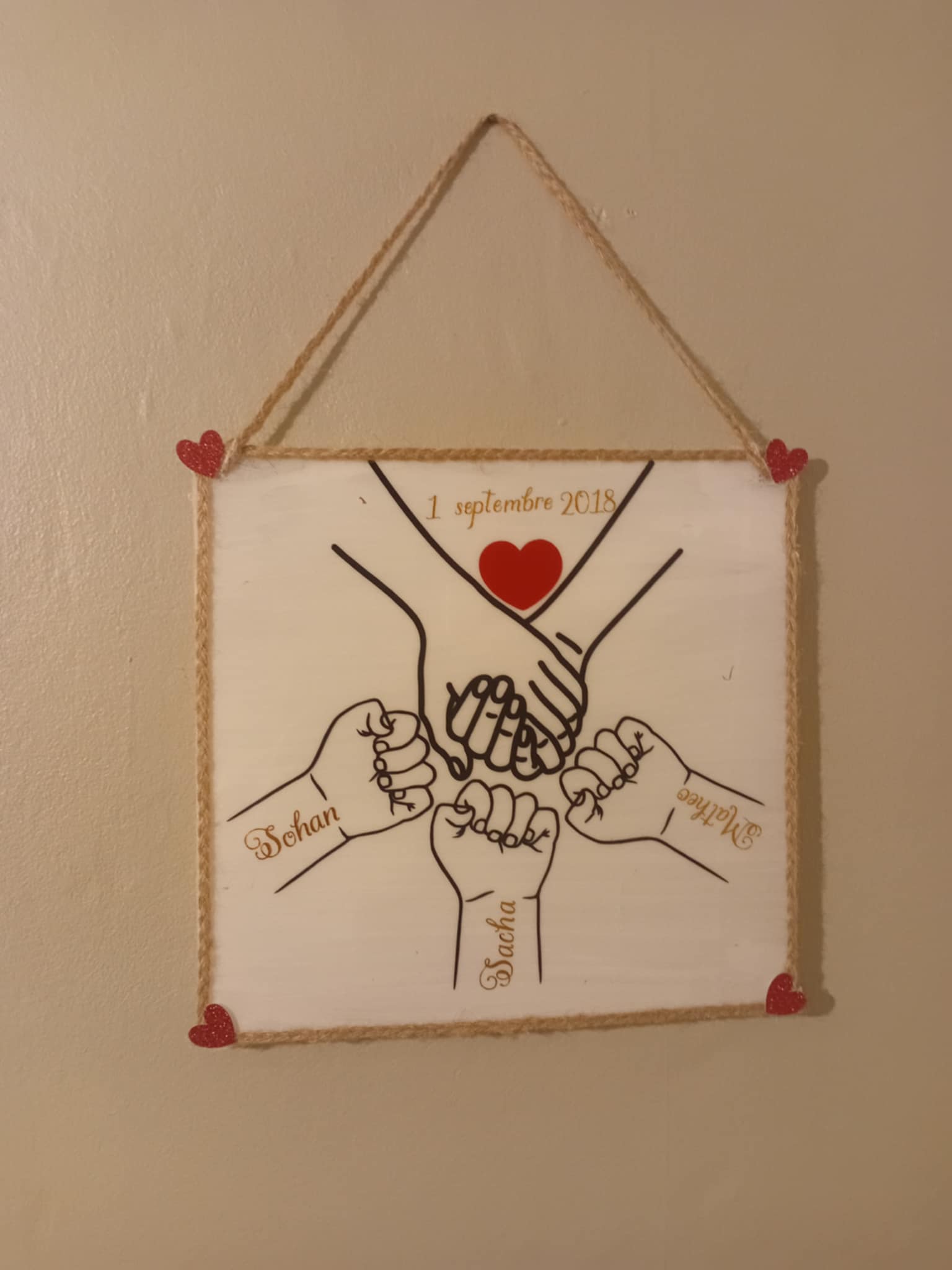 Cadre personnalisé en plexiglas✨